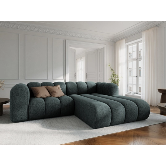 Modular Right Corner Sofa, "Lupine", 3 Seats, 230x177x70, Light Grey