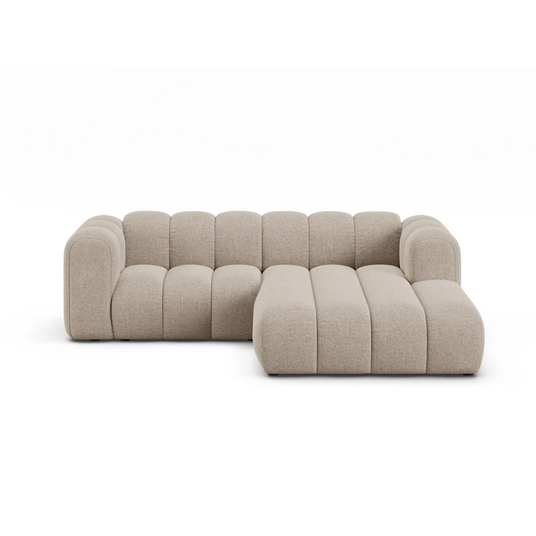 Modular Right Corner Sofa, "Lupine", 3 Seats, 230x177x70, Dark Beige