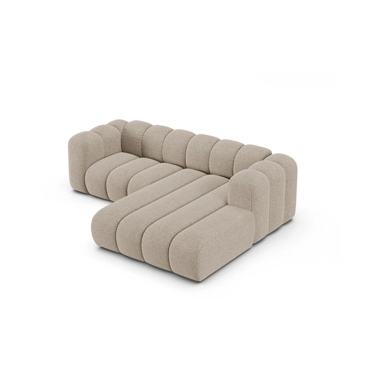 Modular Right Corner Sofa, "Lupine", 3 Seats, 230x177x70, Dark Beige