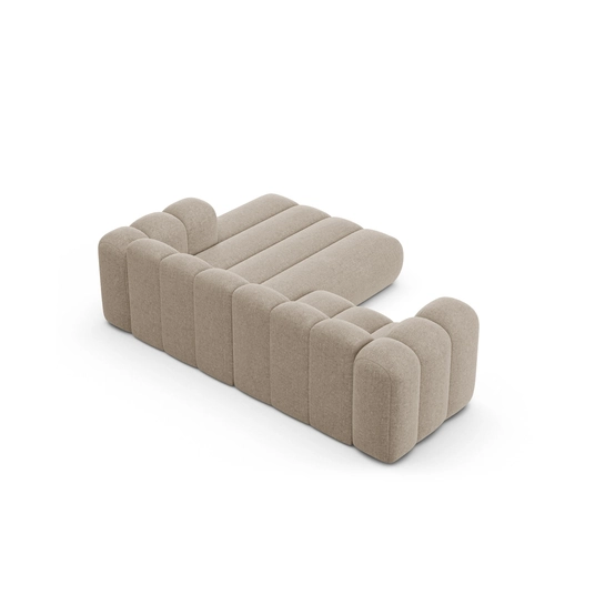 Modular Right Corner Sofa, "Lupine", 3 Seats, 230x177x70, Dark Beige