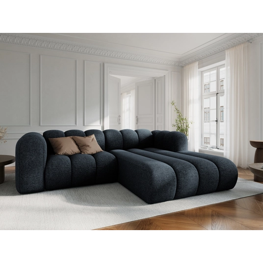Modular Right Corner Sofa, "Lupine", 3 Seats, 230x177x70, Green