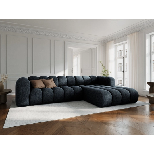 Modular Right Corner Sofa, "Lupine", 4 Seats, 290x177x70, Green