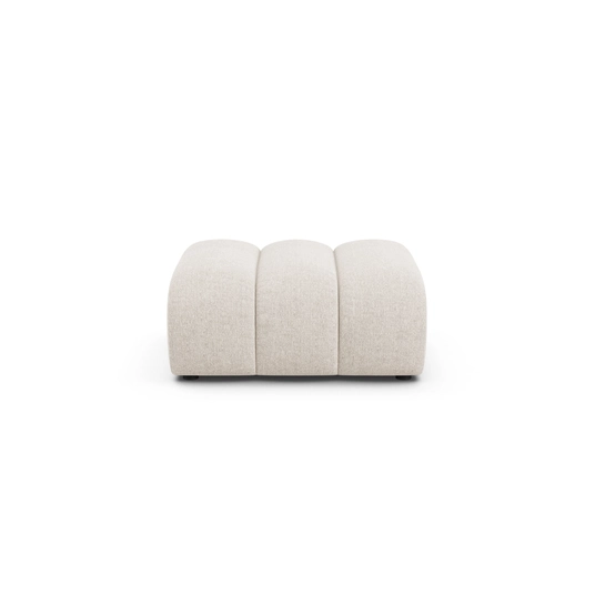 Pouf, "Lupine", 1 Seat, 92x95x43, Light Beige