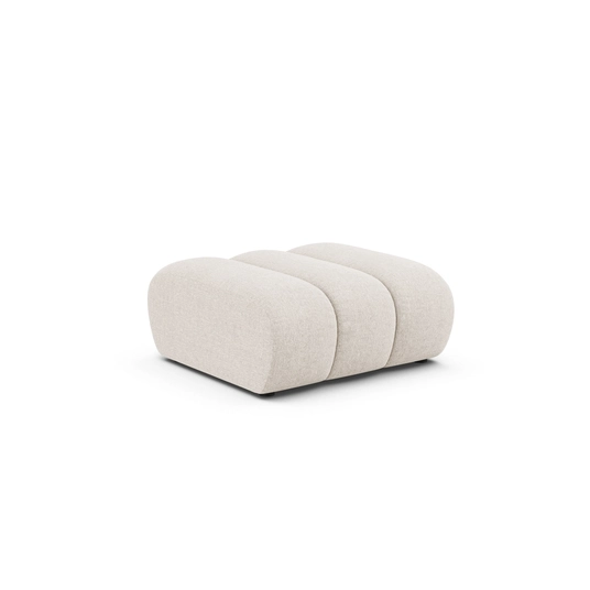 Pouf, "Lupine", 1 Seat, 92x95x43, Light Beige