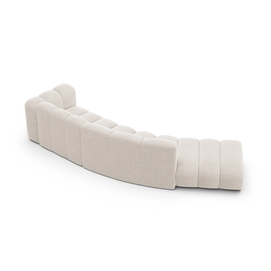 Right Modular Sofa, "Lupine", 5 Seats, 335x166x70, Light Beige