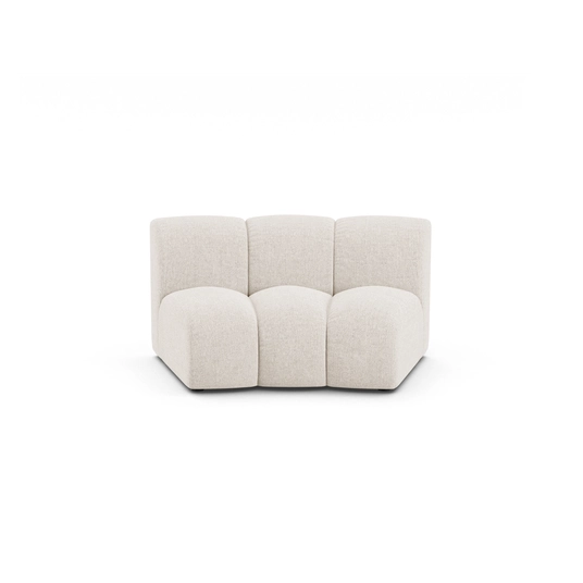 Modul Armless, "Lupine", 1 Seat, 154x95x70, Light Beige