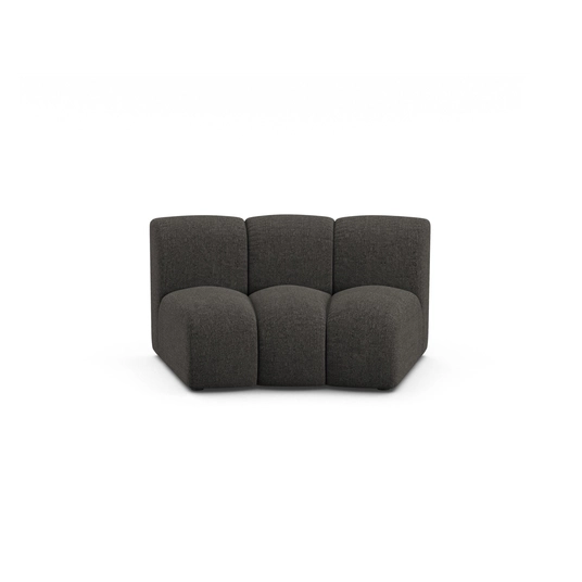 Modul Armless, "Lupine", 1 Seat, 154x95x70, Dark Grey
