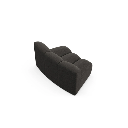 Modul Armless, "Lupine", 1 Seat, 154x95x70, Dark Grey