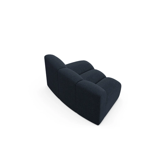 Modul Armless, "Lupine", 1 Seat, 154x95x70, Navy Blue