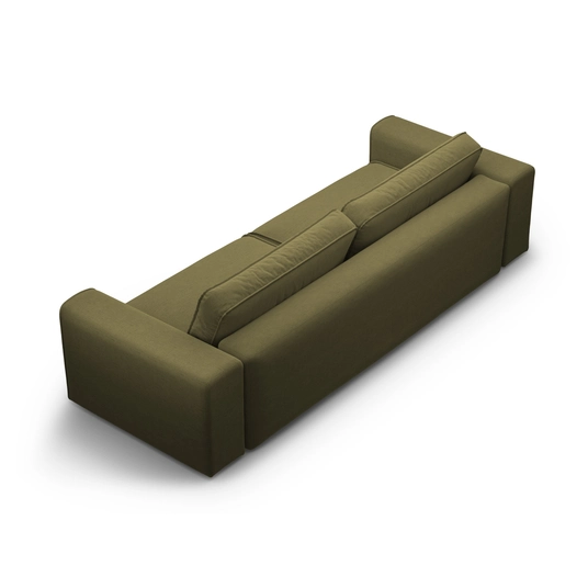 Sofa With Bed Function And Box, "Victor", 3 Seats, 246x100x83, Green