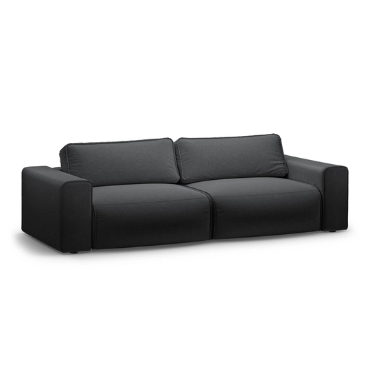 Sofa With Bed Function And Box, "Victor", 3 Seats, 246x100x83, Anthracite