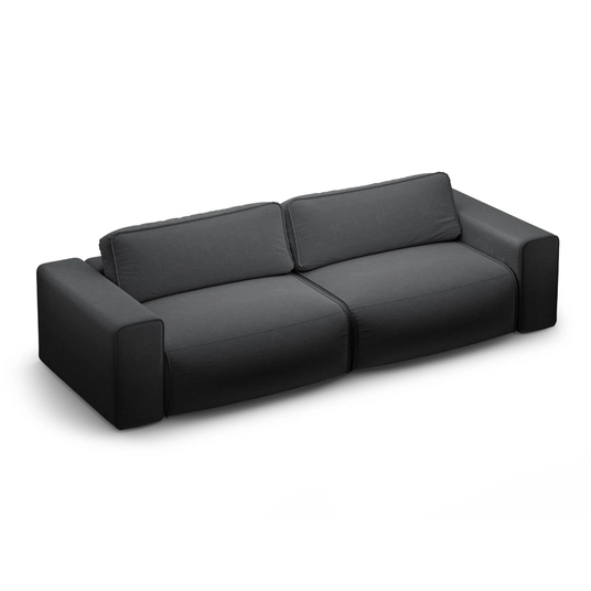 Sofa With Bed Function And Box, "Victor", 3 Seats, 246x100x83, Anthracite