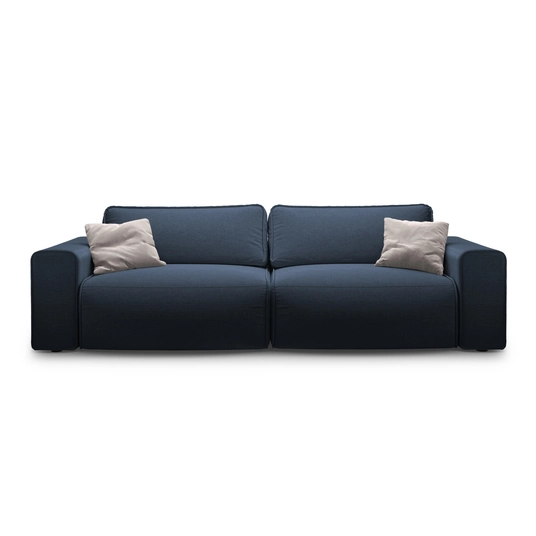 Sofa With Bed Function And Box, "Victor", 3 Seats, 246x100x83, Royal Blue