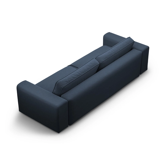 Sofa With Bed Function And Box, "Victor", 3 Seats, 246x100x83, Royal Blue
