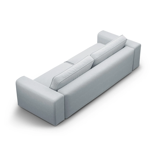 Sofa With Bed Function And Box, "Victor", 3 Seats, 246x100x83, Light Grey