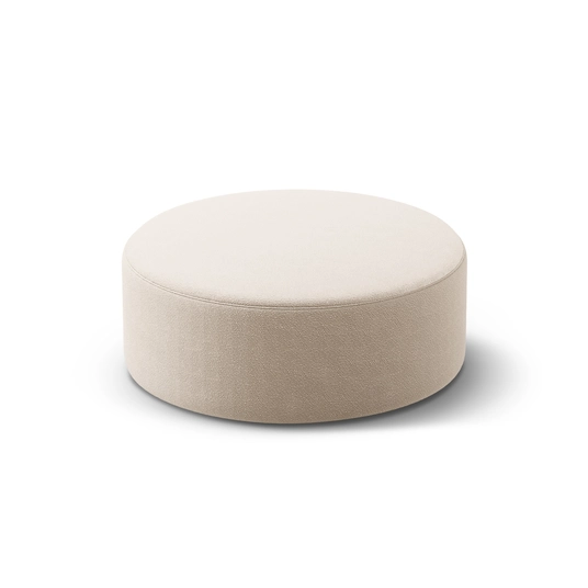 "Boucle Pouf", Dia, 1. koht, 90x90x35, beež