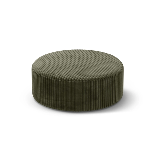 Pouf, "Dia", 1 Seat, 90x90x35, Moss Green