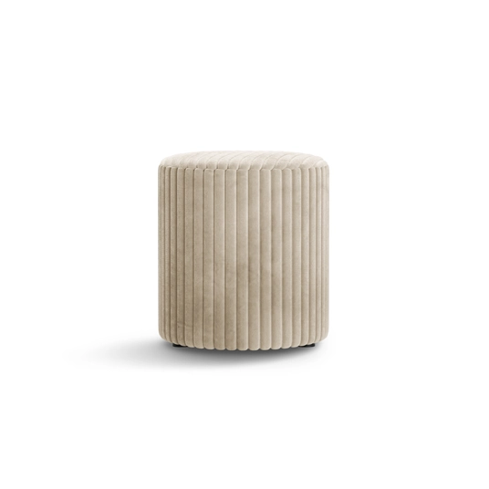 Pouf, "Dia", 1 Seat, 40x40x45, Light Beige