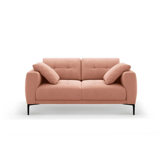 Velvet Sofa, "Bemy", 2 Seats, 170x102x86, Pink