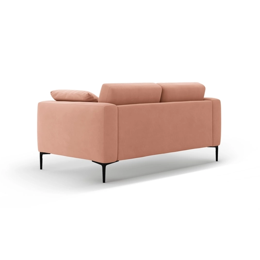 Velvet Sofa, "Bemy", 2 Seats, 170x102x86, Pink