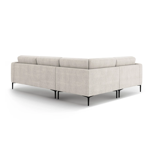 Left Corner Sofa, "Bemy", 4 Seats, 290x200x86, Beige