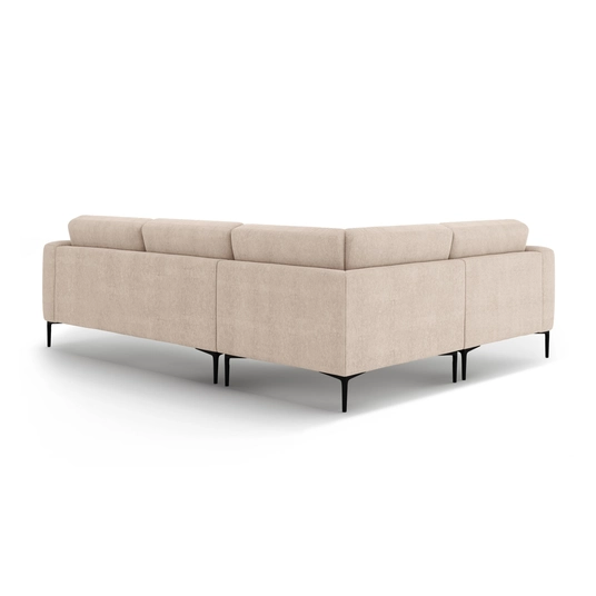 Left Corner Sofa, "Bemy", 4 Seats, 290x200x86, Sand