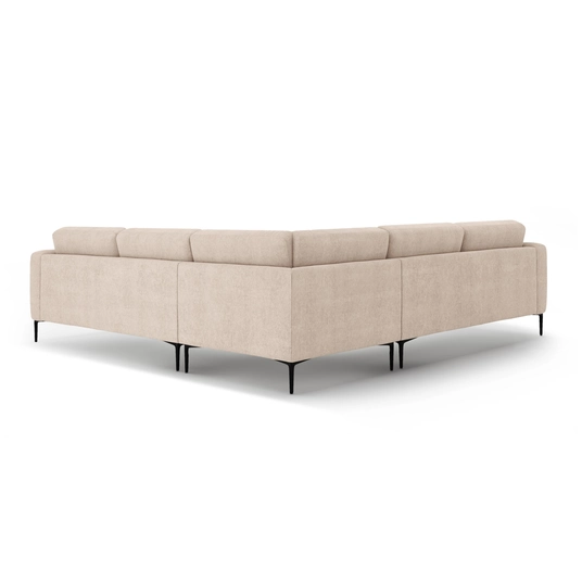 Symmetrical Corner Sofa, "Bemy", 5 Seats, 290x290x86, Sand