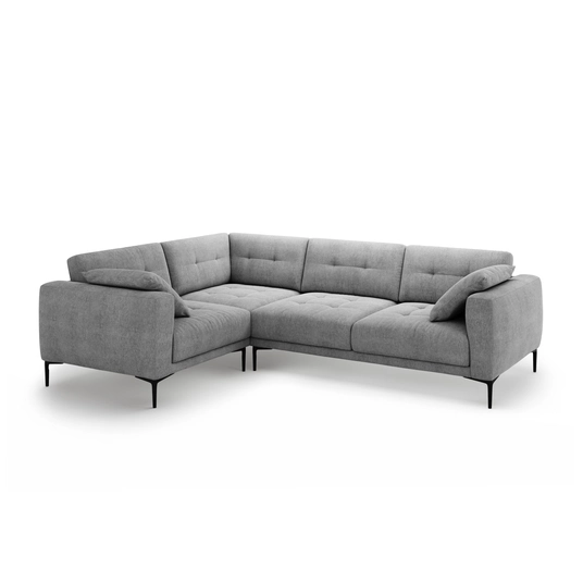 Left Corner Sofa, "Bemy", 4 Seats, 290x200x86, Grey