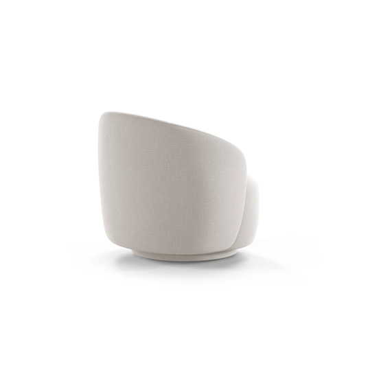Swivel Armchair, "Letizia", 1 Seat, 86x83x76.5, Light Beige