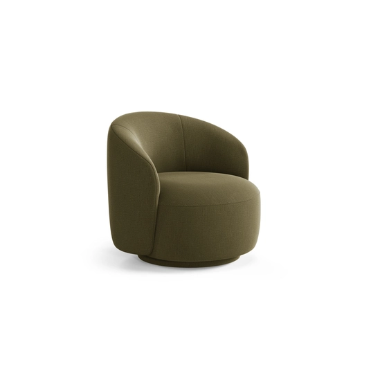 Swivel Armchair, "Letizia", 1 Seat, 86x83x76.5, Green