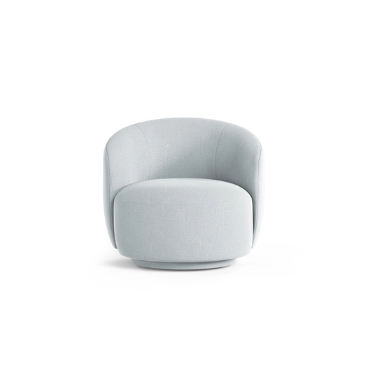 Swivel Armchair, "Letizia", 1 Seat, 86x83x76.5, Light Grey