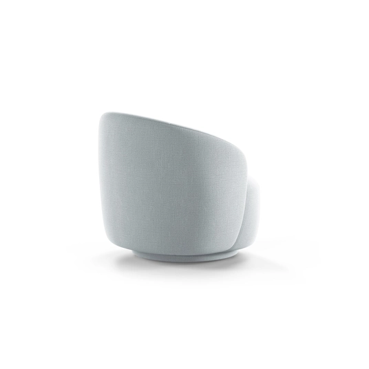 Swivel Armchair, "Letizia", 1 Seat, 86x83x76.5, Light Grey
