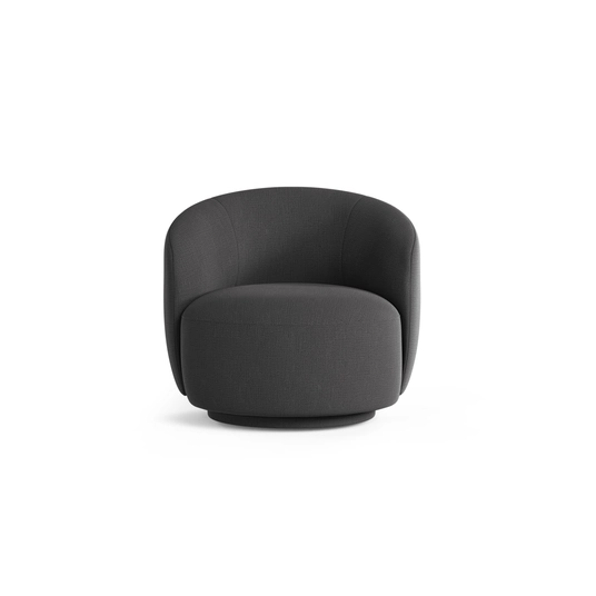 Swivel Armchair, "Letizia", 1 Seat, 86x83x76.5, Anthracite