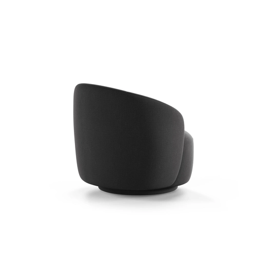 Swivel Armchair, "Letizia", 1 Seat, 86x83x76.5, Anthracite