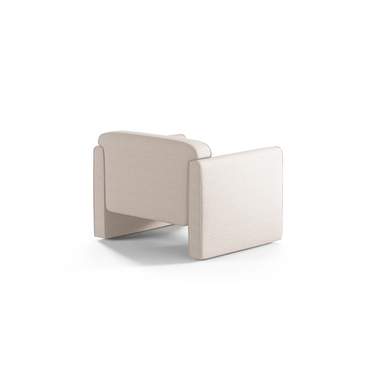Armchair, "Abby", 1 Seat, 90x80x69, Beige