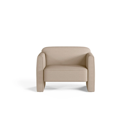 Armchair, "Abby", 1 Seat, 90x80x69, Sand