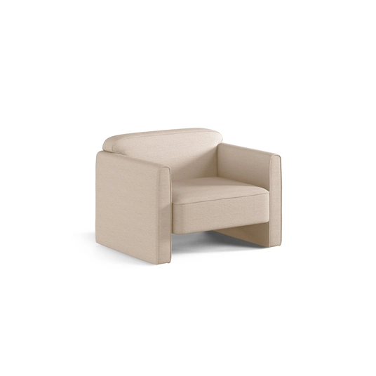 Armchair, "Abby", 1 Seat, 90x80x69, Sand