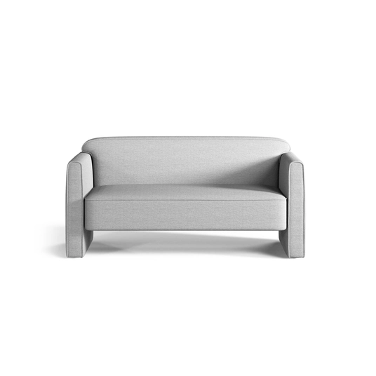 Sofa, "Abby", 2 Seats, 140x80x69, Light Grey