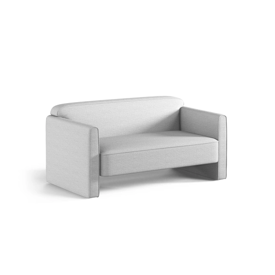 Sofa, "Abby", 2 Seats, 140x80x69, Light Grey
