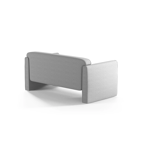 Sofa, "Abby", 2 Seats, 140x80x69, Light Grey