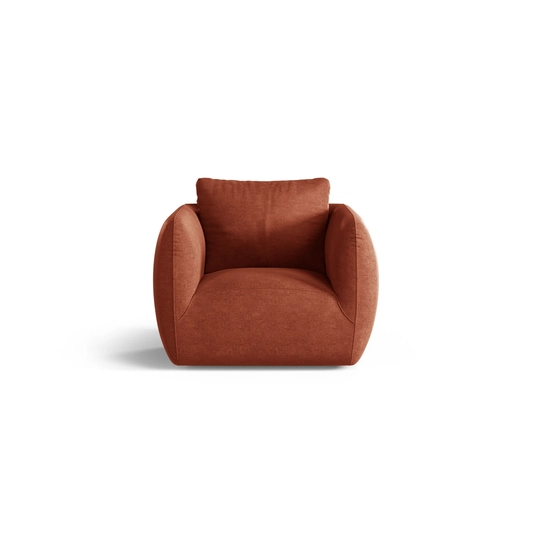 Armchair, "Iga", 1 Seat, 95.5x87x80, Auburn