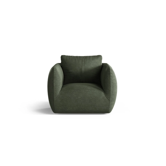 Armchair, "Iga", 1 Seat, 95.5x87x80, Moss Green