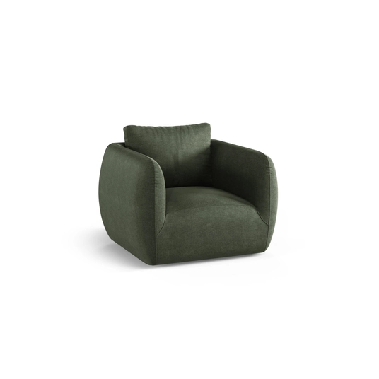Armchair, "Iga", 1 Seat, 95.5x87x80, Moss Green