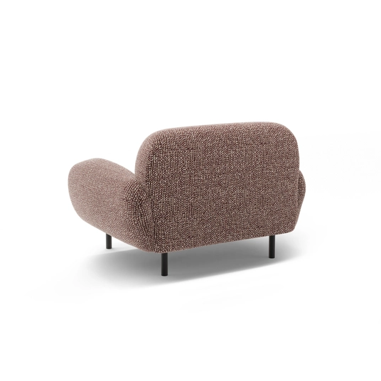 Armchair, "Poppy", 1 Seat, 90x72x82, Brown