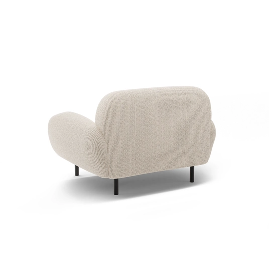 Armchair, "Poppy", 1 Seat, 90x72x82, Light Beige