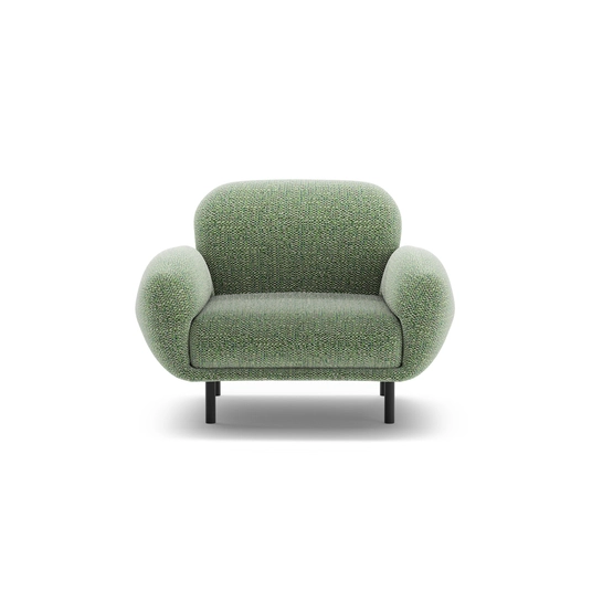 Armchair, "Poppy", 1 Seat, 90x72x82, Green