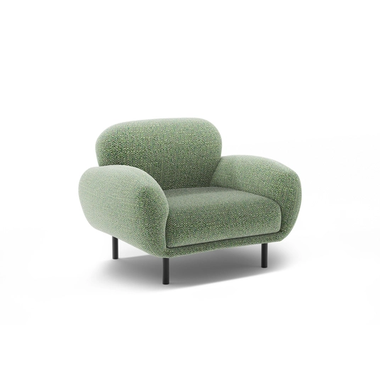 Armchair, "Poppy", 1 Seat, 90x72x82, Green