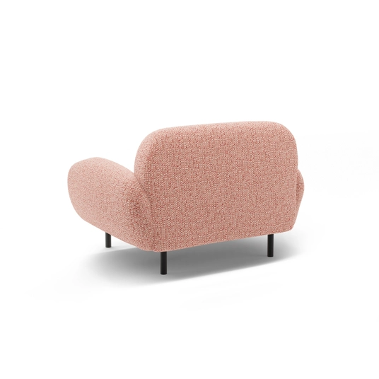 Armchair, "Poppy", 1 Seat, 90x72x82, Pink