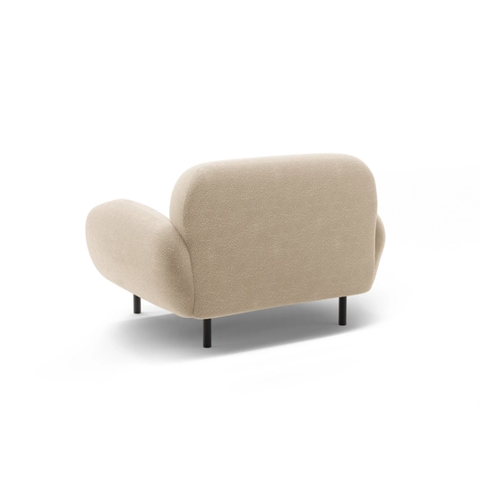 Boucle Armchair, "Poppy", 1 Seat, 90x72x82, Beige