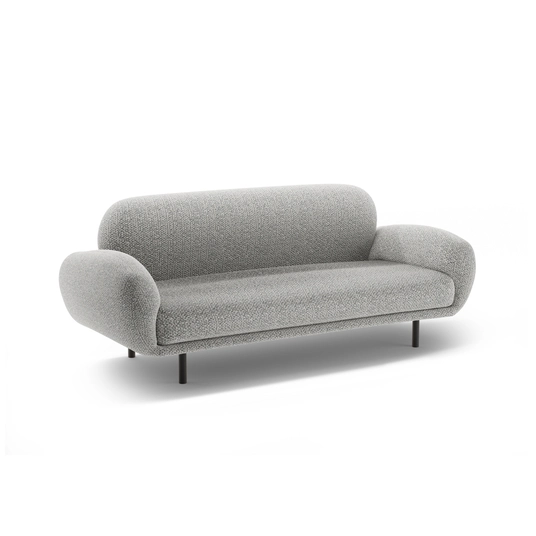Sofa, "Poppy", 2 Seats, 178x72x82, Grey